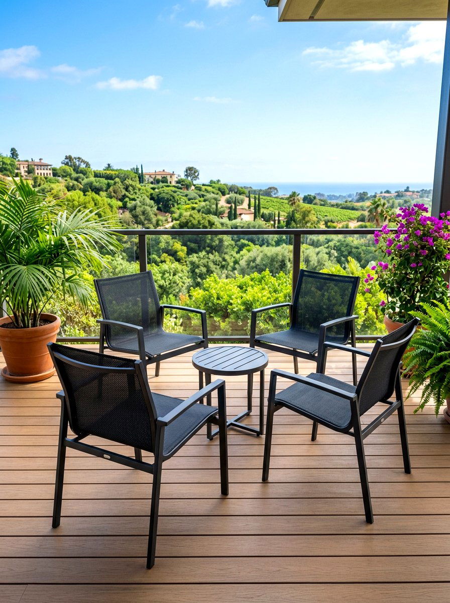 Mesh patio chairs - 30 veranda furniture ideas