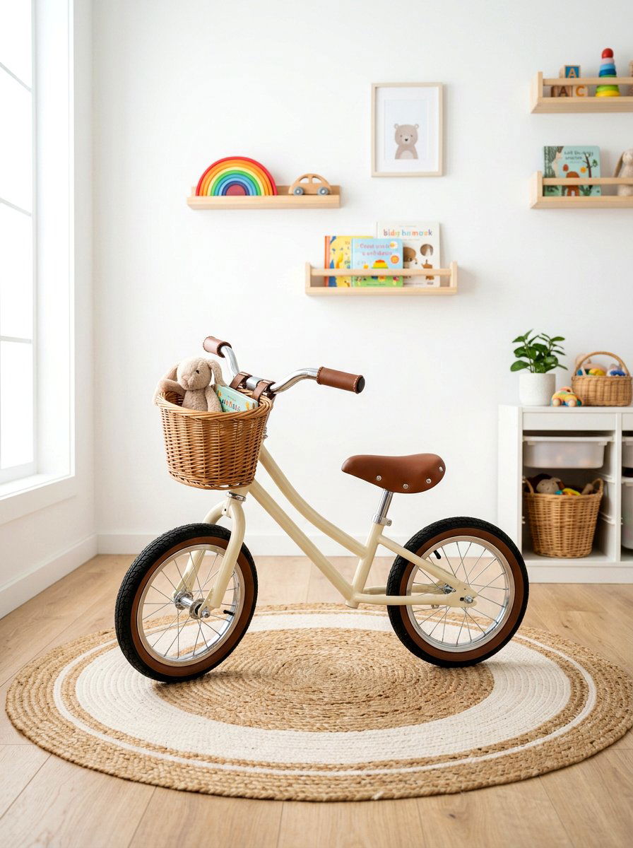 Metal Balance Bike - 30 heirloom toy nursery ideas