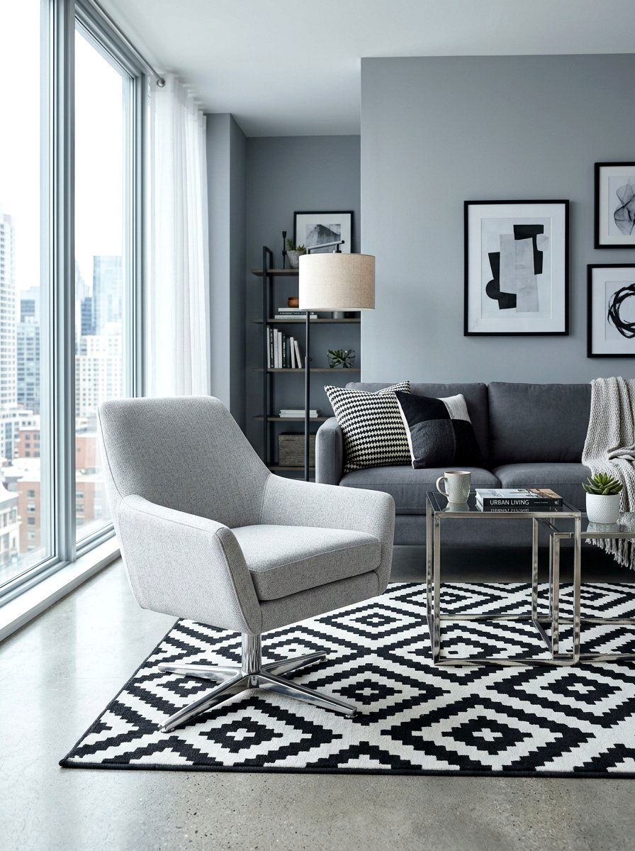 Metal Base Swivel Chair Living Room - 30 swivel accent chair living room ideas