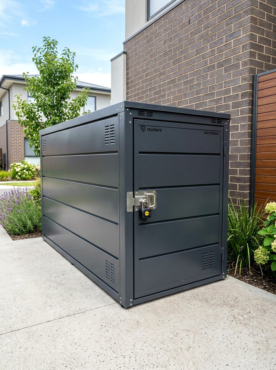 Metal Bicycle Storage - 30 bike storage shed ideas