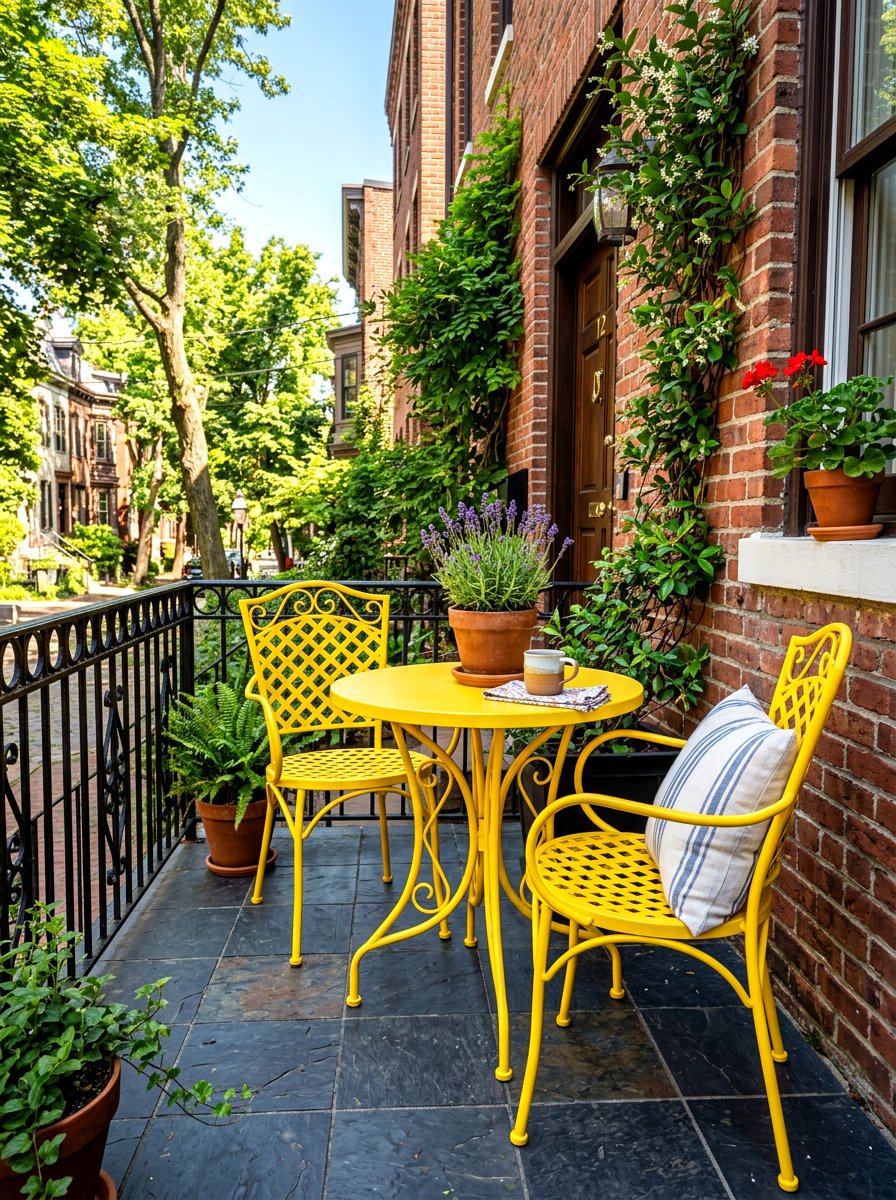 Metal Bistro Set - 30 porch furniture ideas