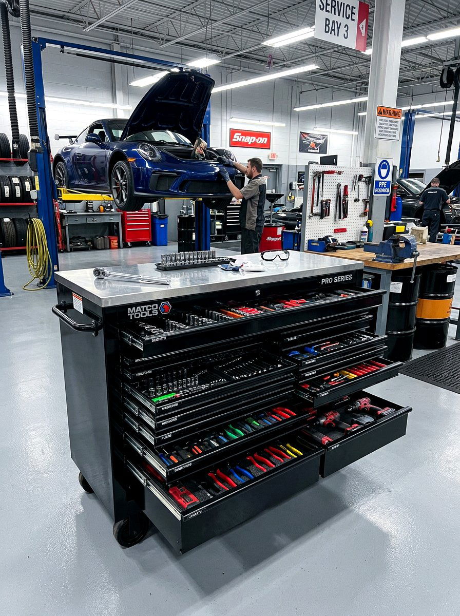 Metal Drawer Tool Chest - 30 garage storage ideas