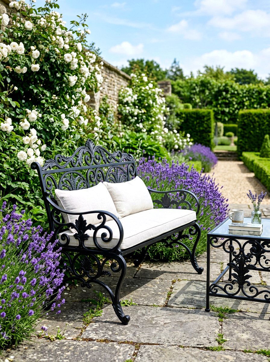 30 Garden Bench Ideas for Relaxing Spots in Every Season