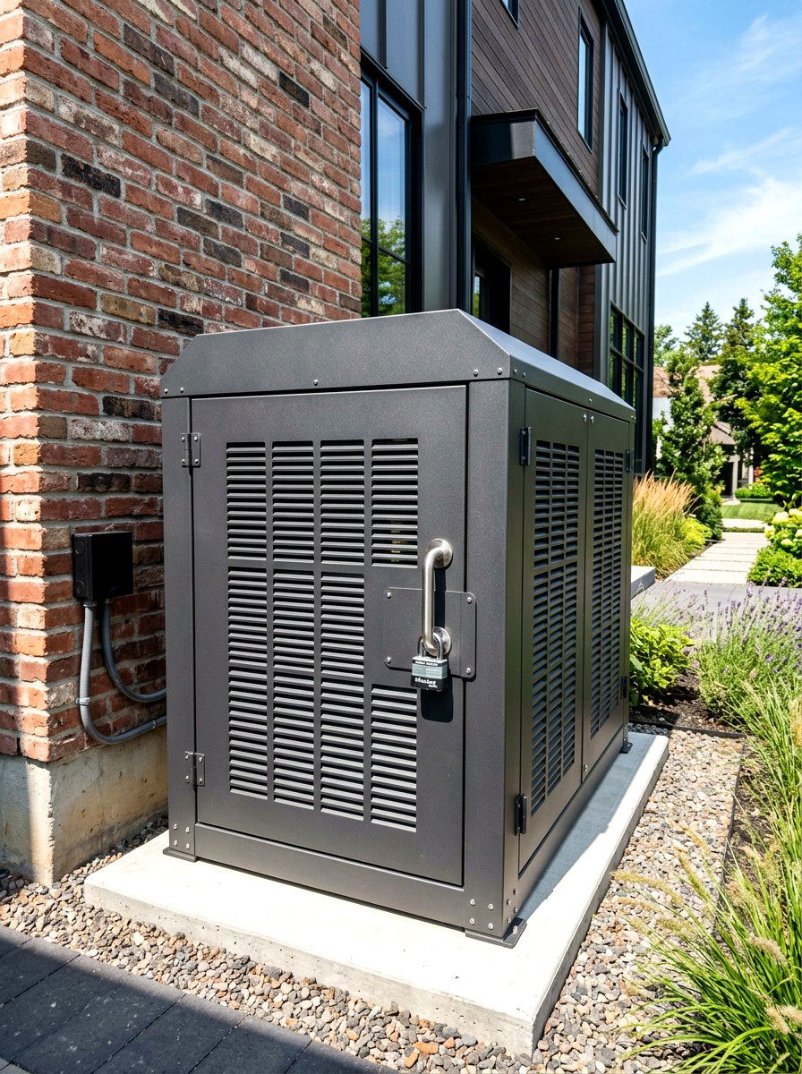 Metal Generator Cover - 30 generator enclosure ideas