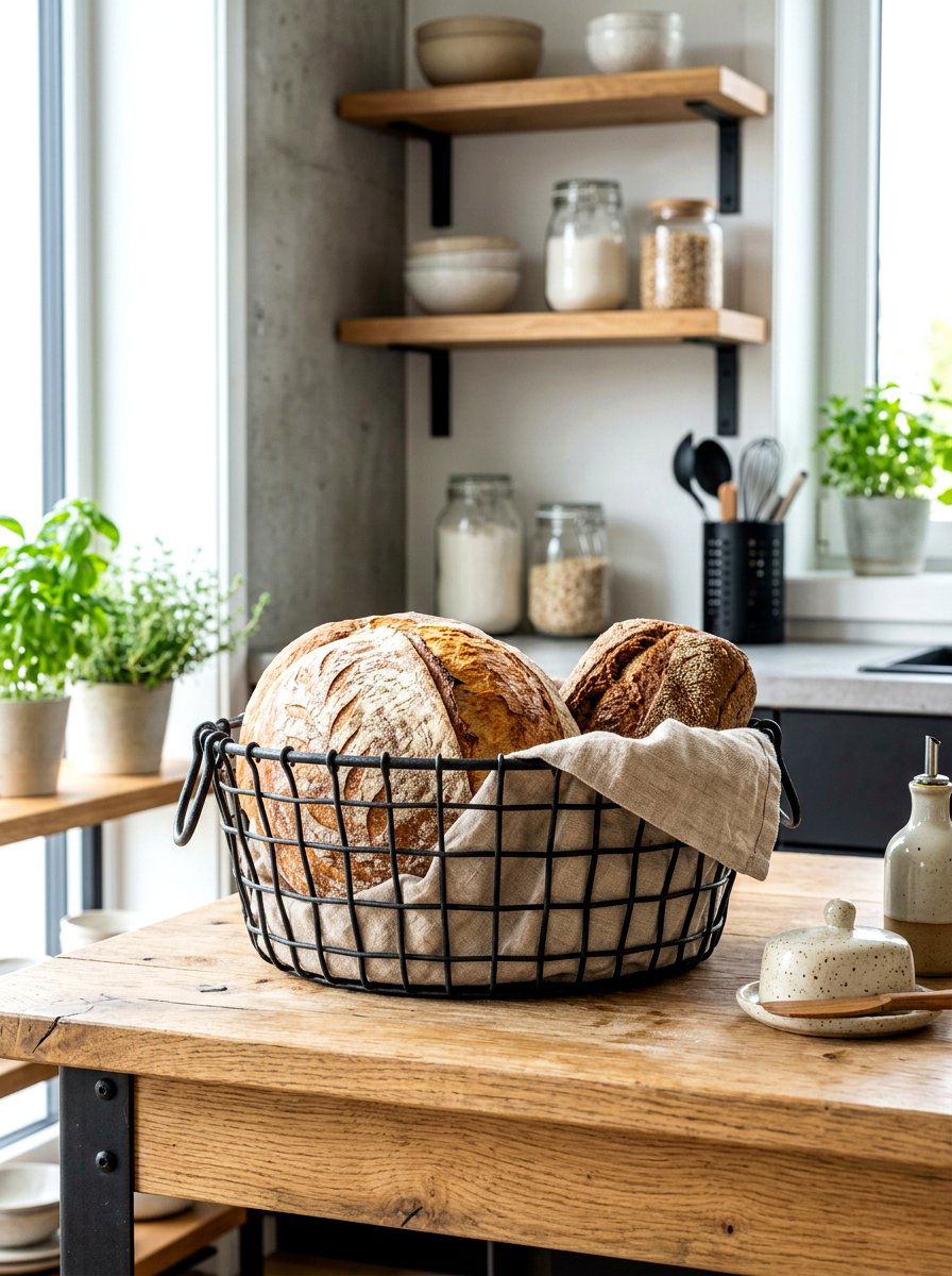Metal Kitchen Table Basket - 30 kitchen table decor ideas
