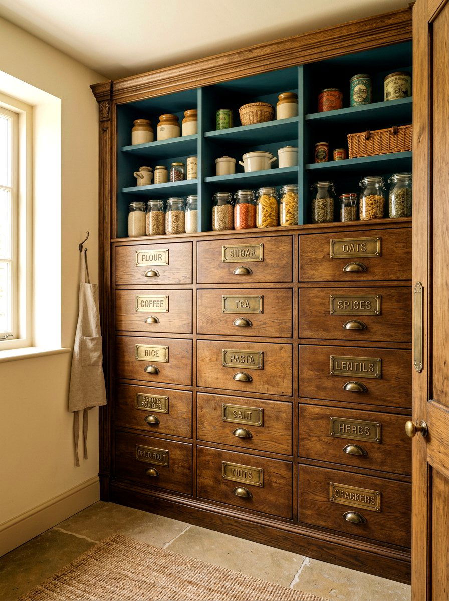 Metal Label Plates - 30 pantry label ideas