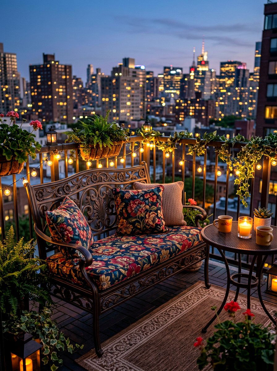 Metal Loveseat - 30 metal patio furniture ideas