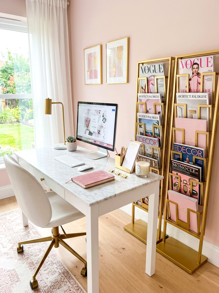 Metal Magazine Racks - 30 file cabinet alternatives ideas