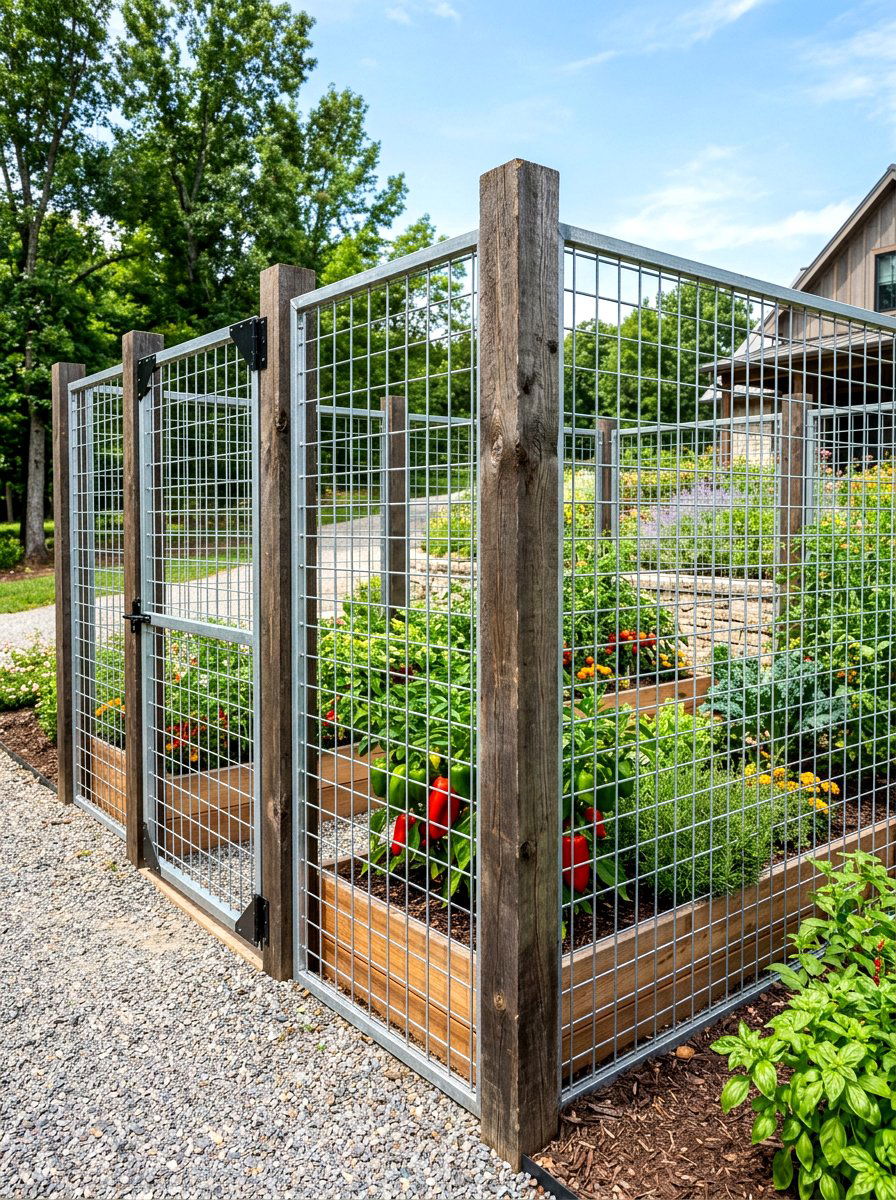 30 Raised Bed Fence Ideas: Keep Pets Out and Plants Thriving