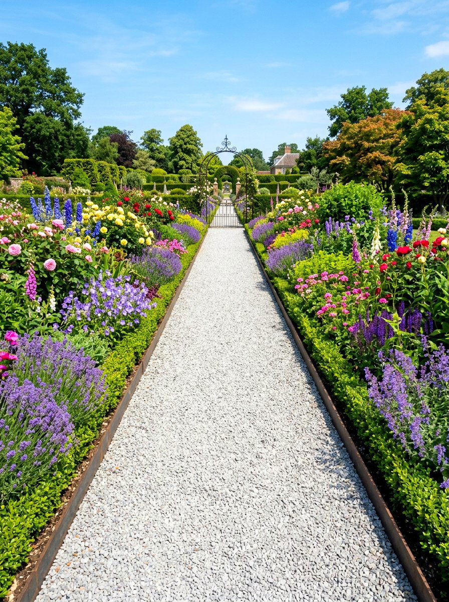 Metal Path Edging For Gravel - 30 metal landscape edging ideas