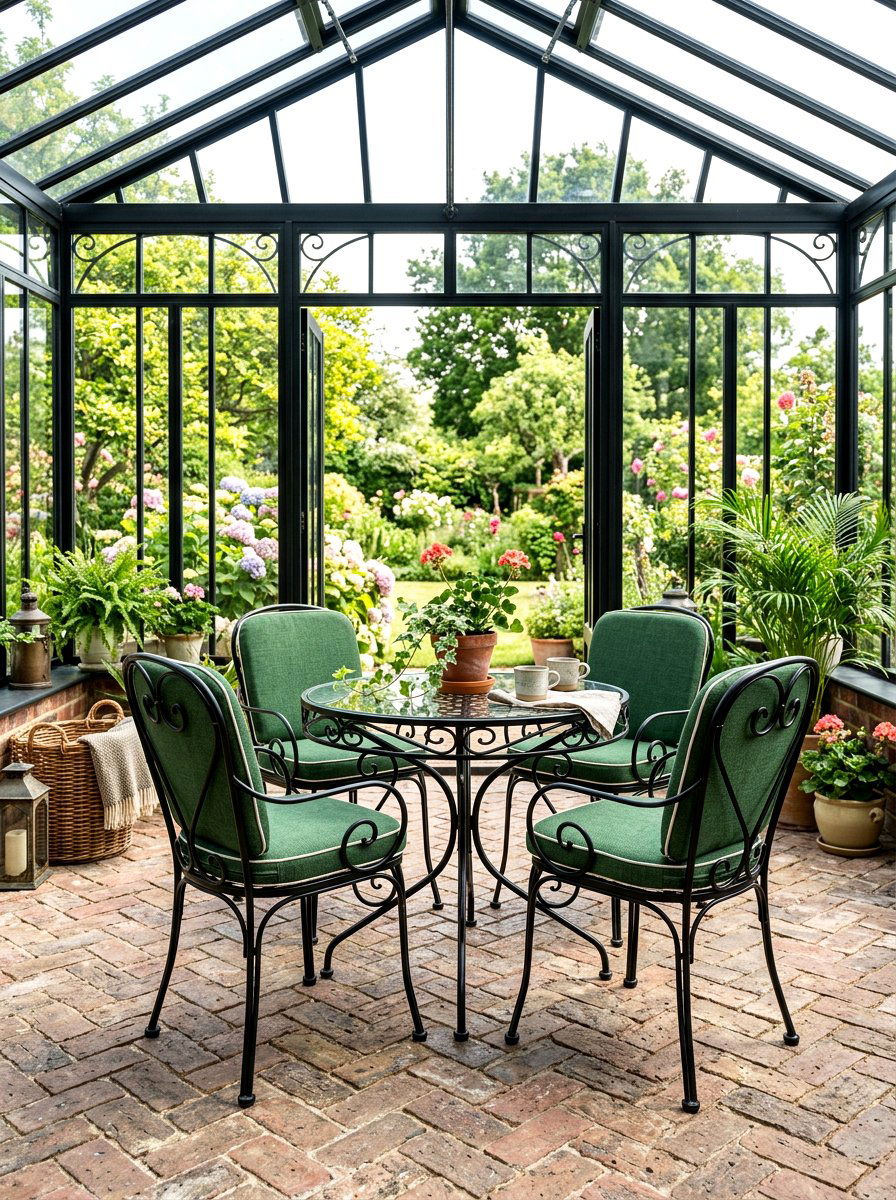 Metal Patio Furniture - 30 sunroom seating ideas