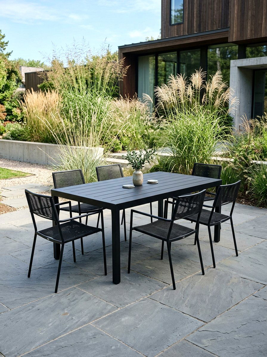 Metal Patio Set - 30 backyard furniture ideas