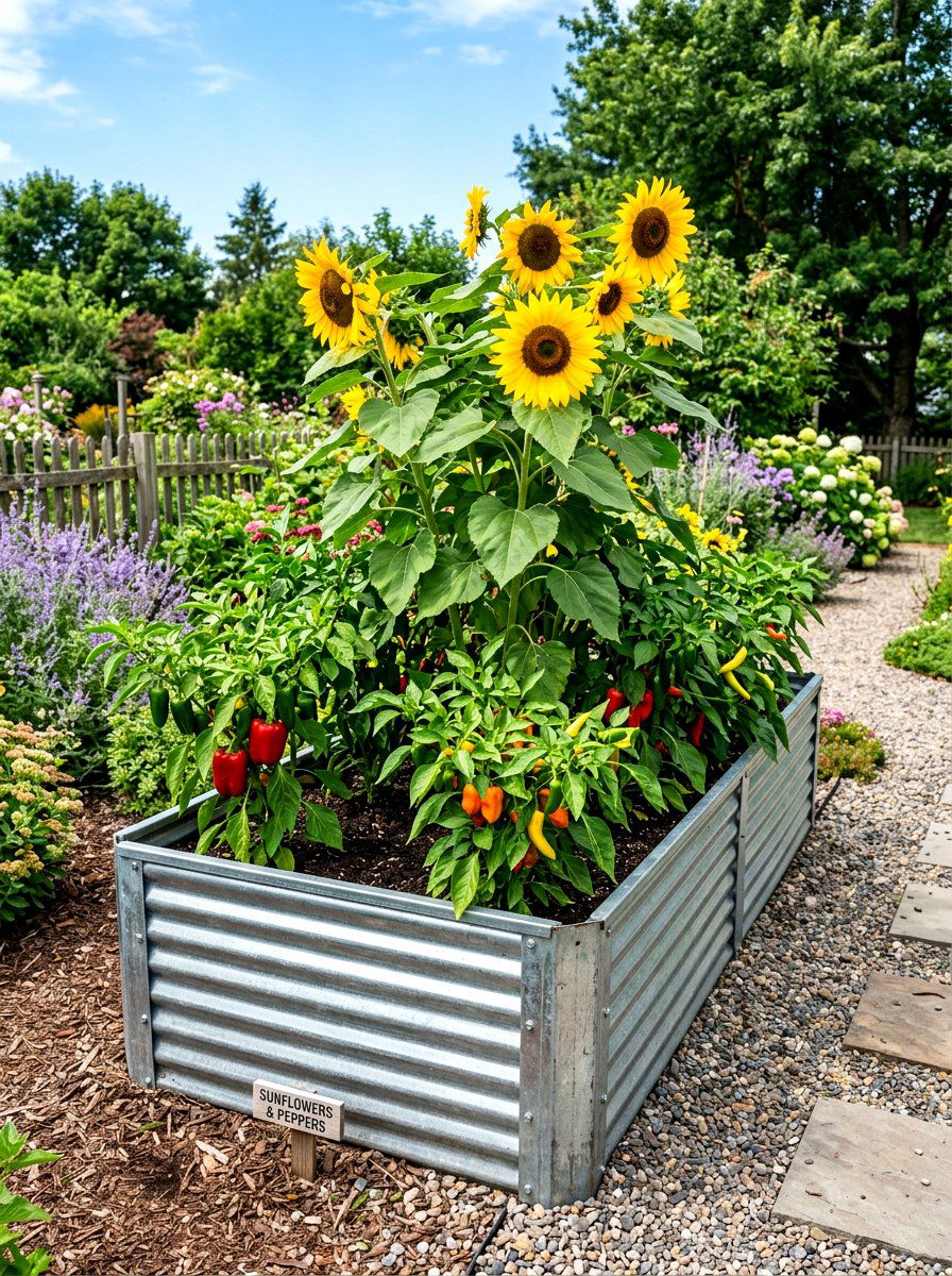 Metal Raised Bed - 30 raised bed arrangement ideas
