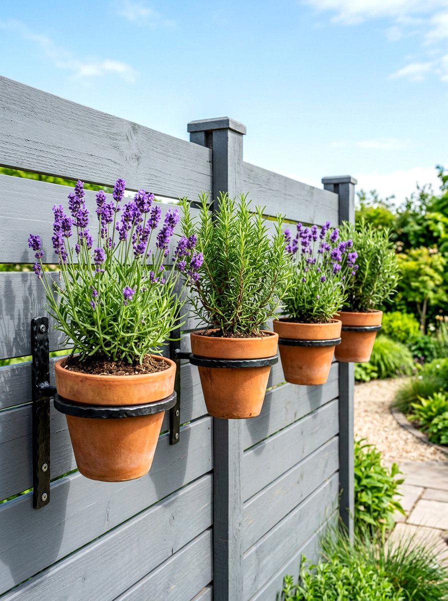 30 Fence Planter Ideas to Add Color Without the Clutter