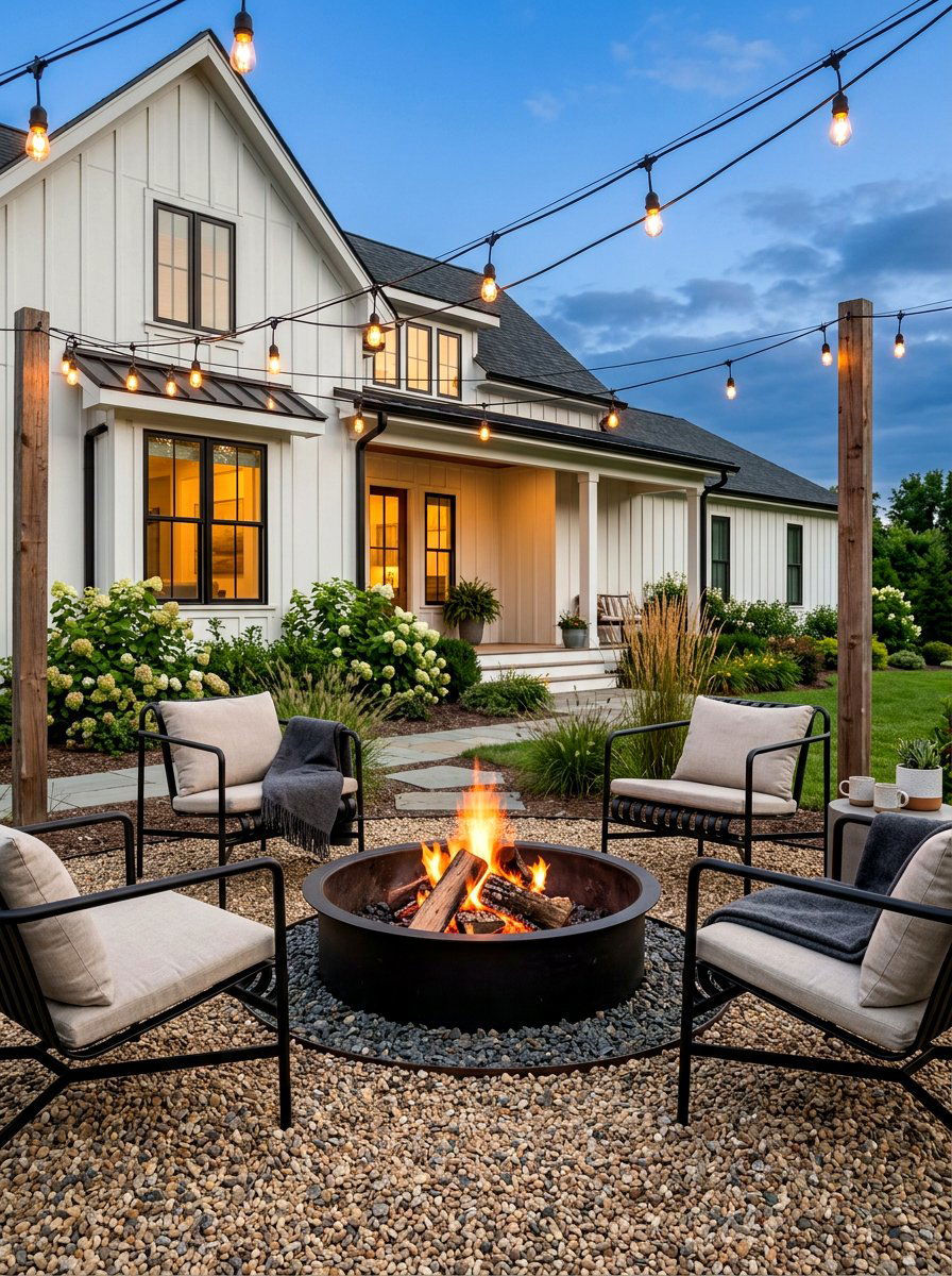 Metal Ring Fire Pit - 30 budget fire pit ideas