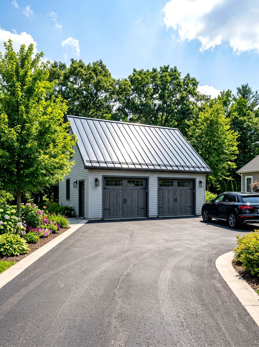 Metal Roof Detached Garage - 30 detached garage curb appeal ideas