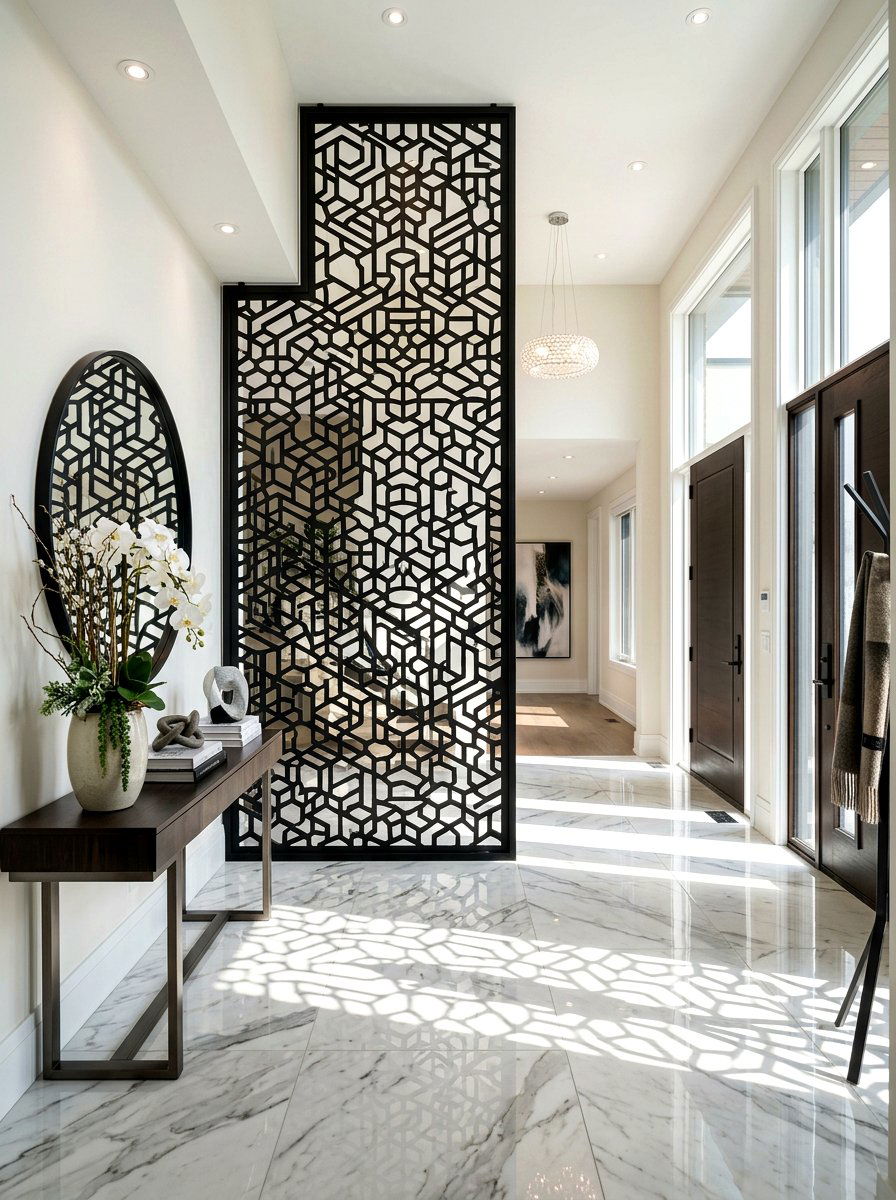 Metal Screen - 30 room divider ideas