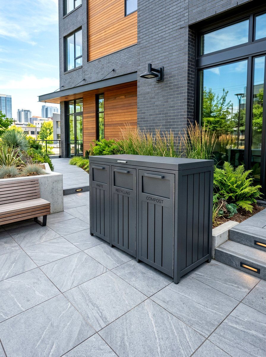 30 trash enclosure privacy ideas: Block Views And Boost Appeal