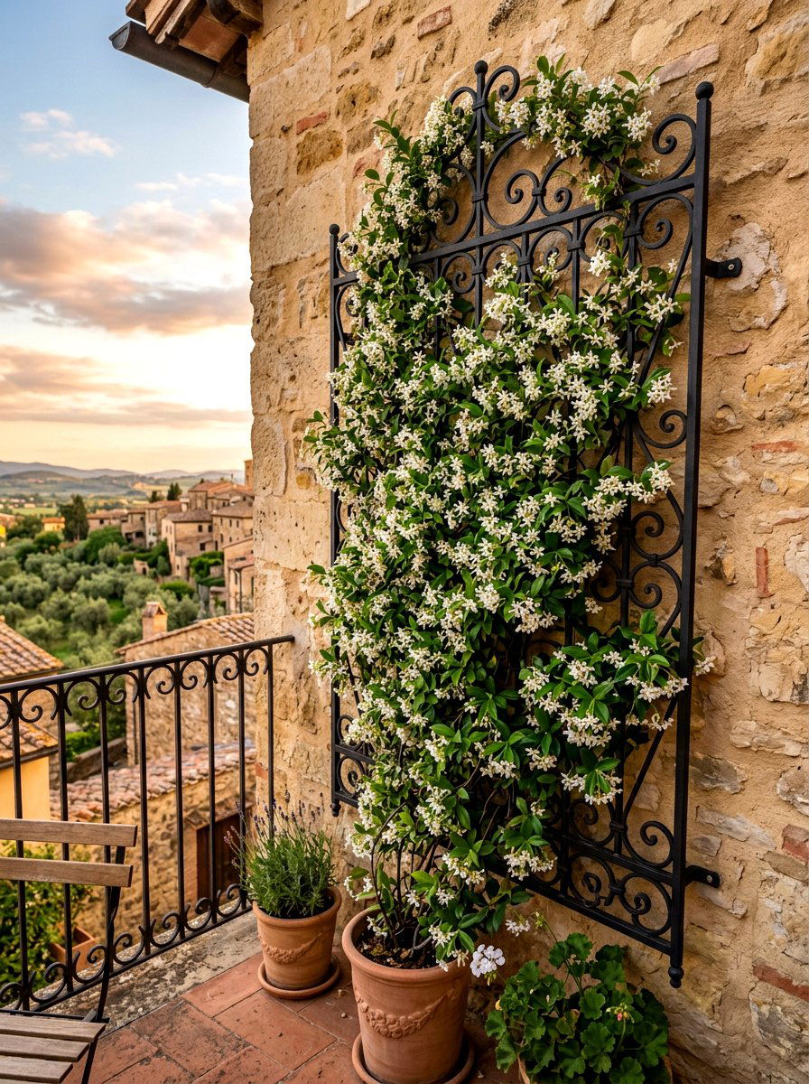 Metal Trellis For Climbing Plants - 30 balcony vertical garden ideas