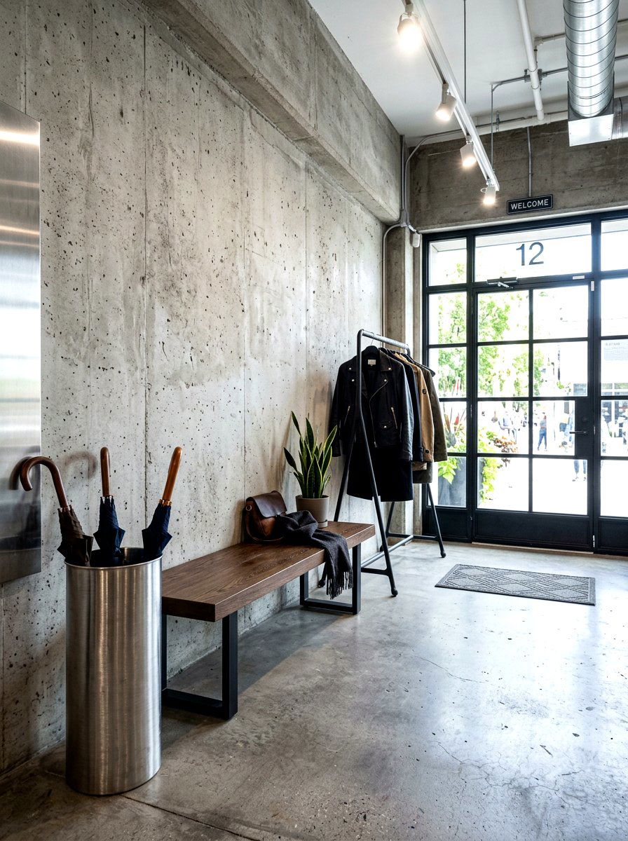 Metal Umbrella Bucket - 30 umbrella stand ideas