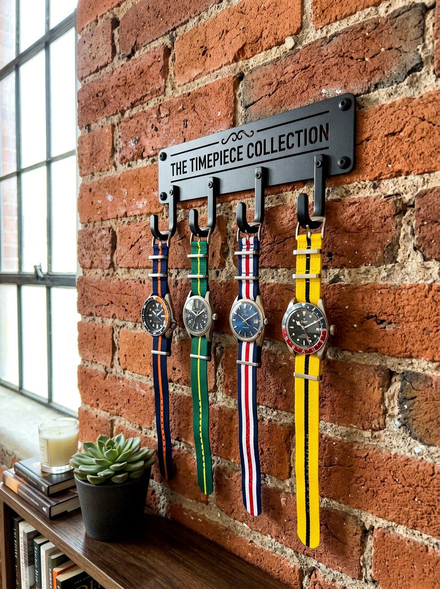 Metal Watch Hanger - 30 watch storage ideas