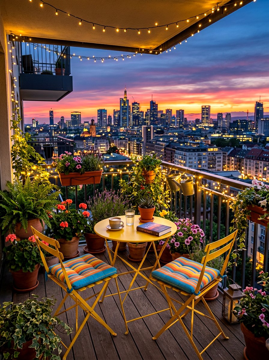 Metal bistro set - 30 patio furniture ideas