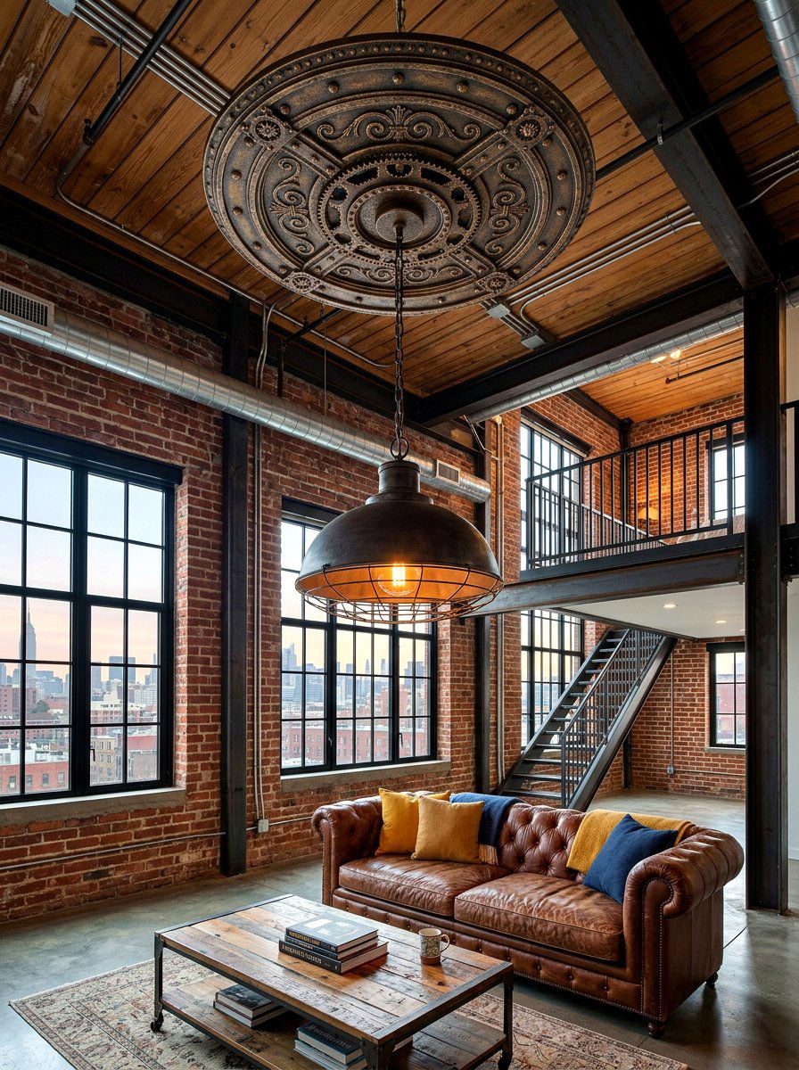 Metal ceiling medallion - 30 ceiling medallion ideas