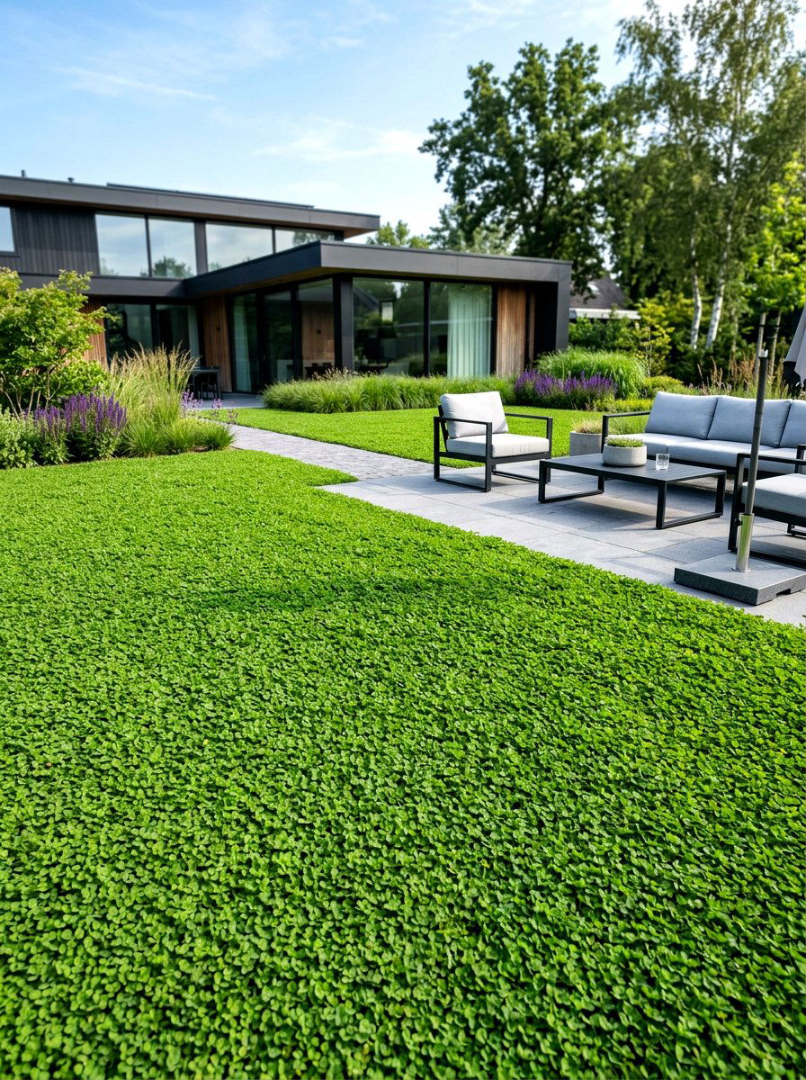 Microclover Ground Cover - 30 clover backyard ideas