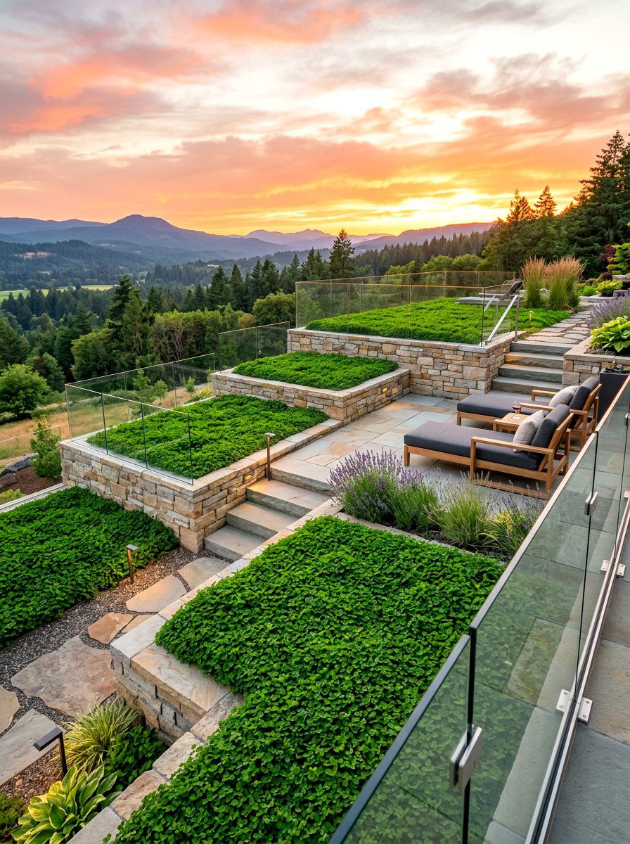 Microclover Terrace - 30 clover lawn backyard ideas aesthetic