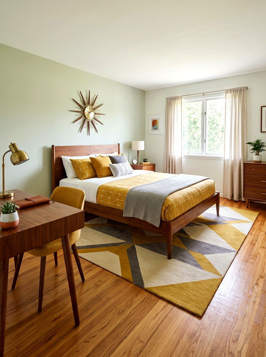 Mid Century Bedroom - 30 teen bedroom ideas