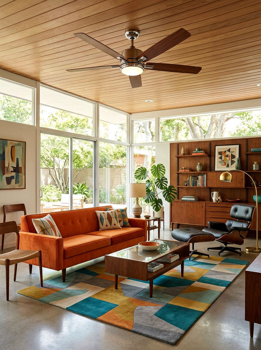 Mid Century Ceiling Fan - 30 ceiling fan ideas