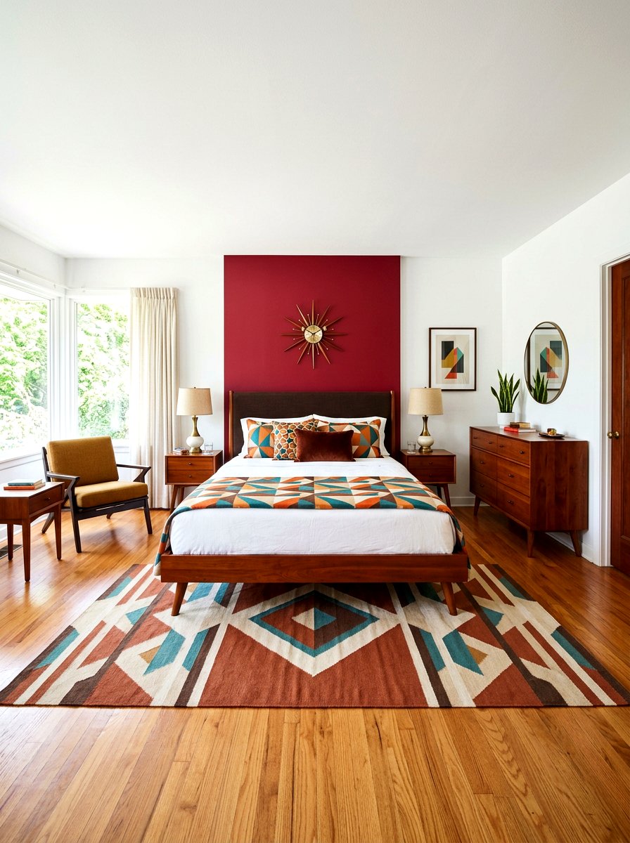 Mid Century Chocolate Cherry Bedroom - 30 chocolate cherry bedroom ideas