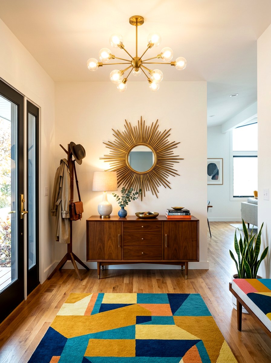 Mid Century Entryway - 30 classic entryway ideas