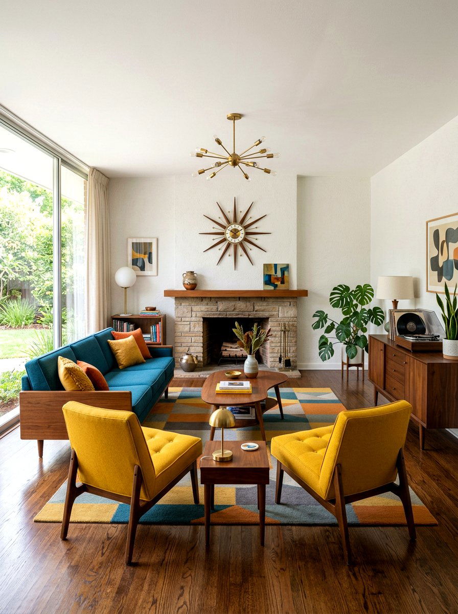 Mid Century Formal Room - 30 parlor room ideas