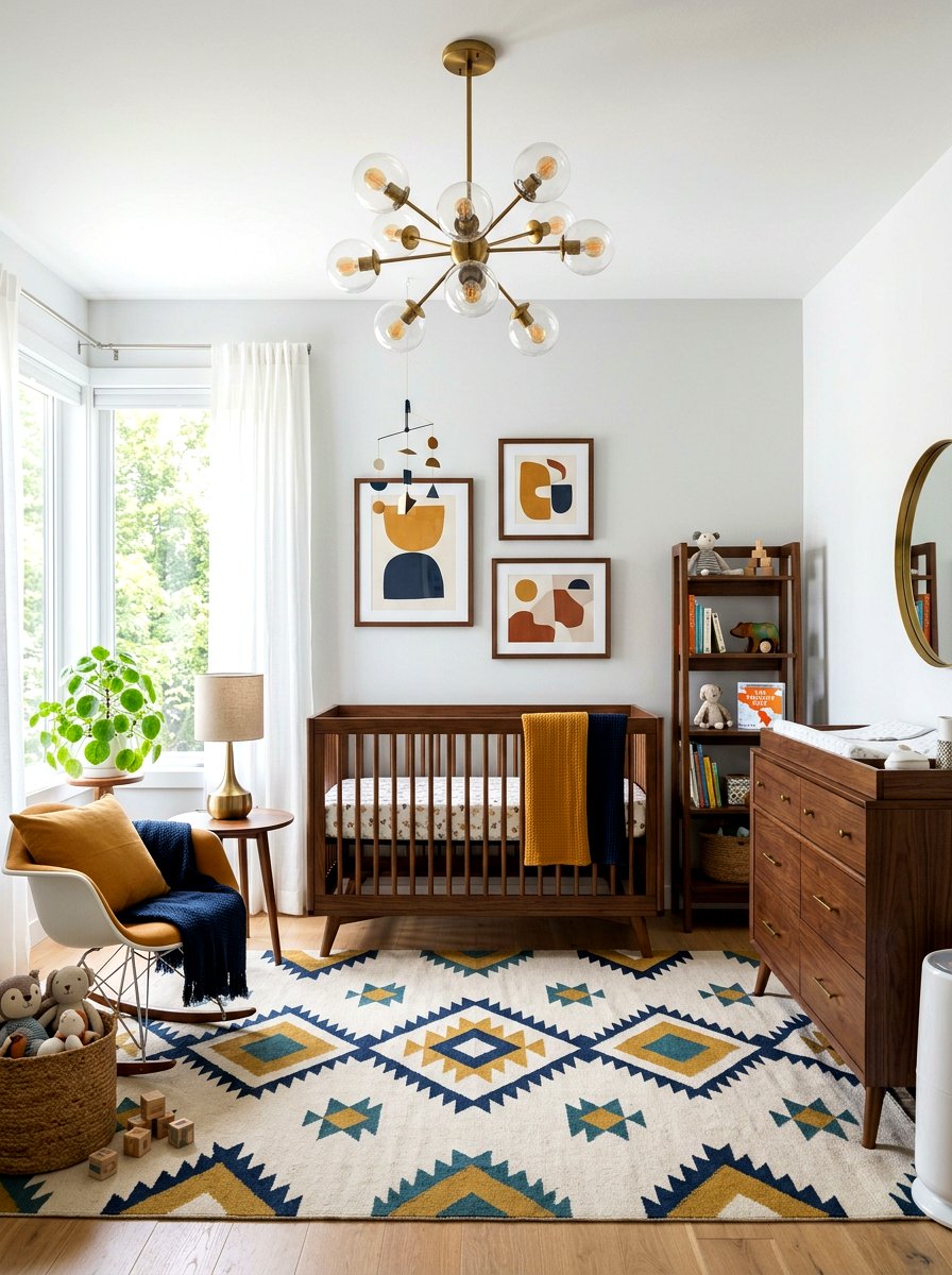 Mid Century Girl Nursery - 30 girl nursery ideas