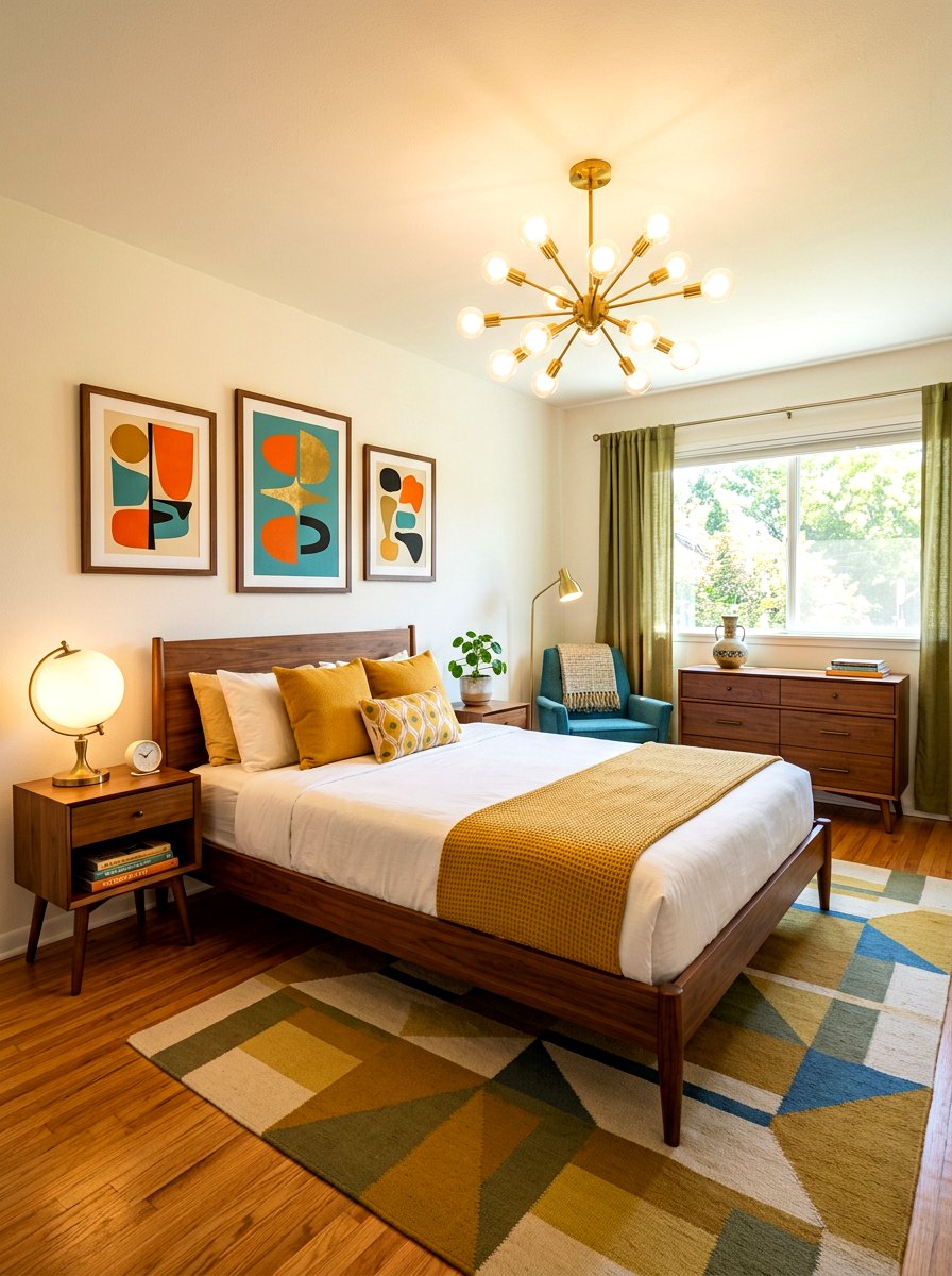 Mid Century Guest Room - 30 guest room decor ideas