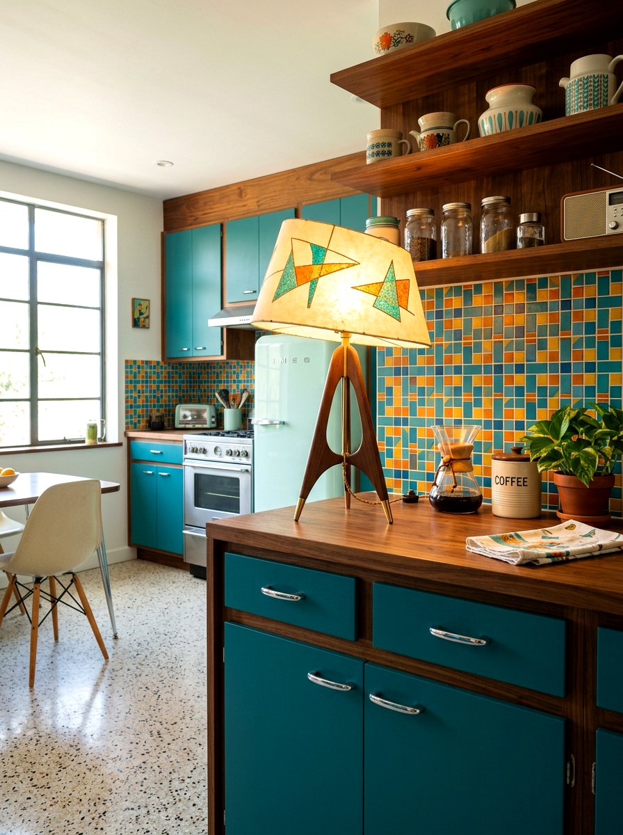 Mid Century Lamp - 30 kitchen lamp styling ideas