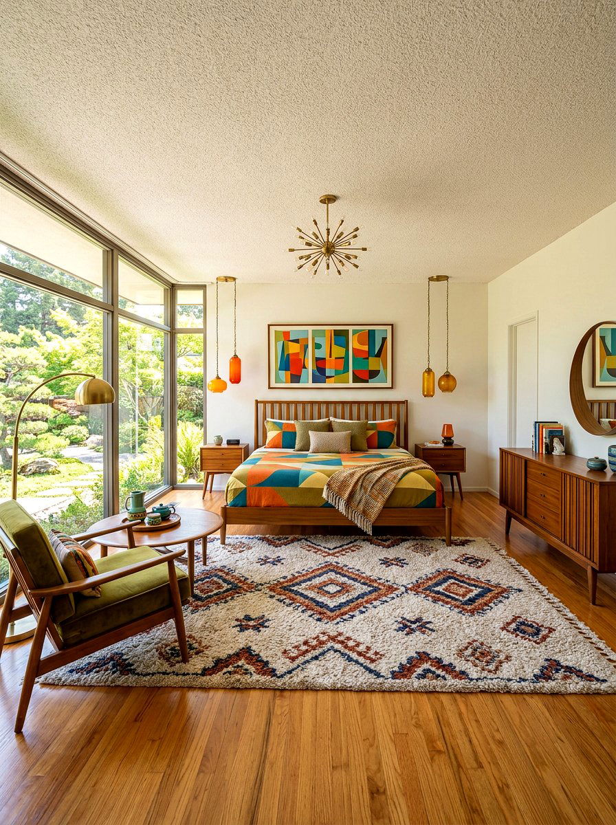 Mid Century Master Suite - 30 luxury master suite ideas