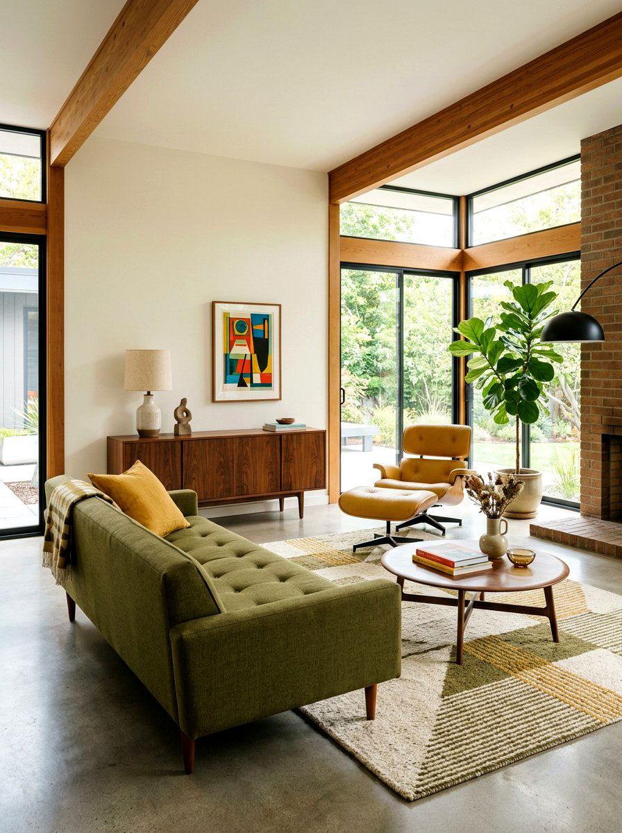 Mid Century Minimalist Living Room - 30 minimalist living room decor ideas