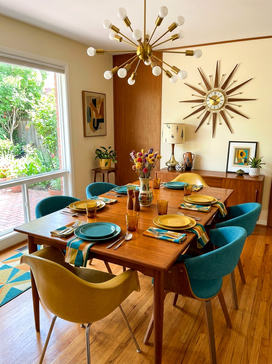 Mid Century Modern - 30 everyday table setting ideas