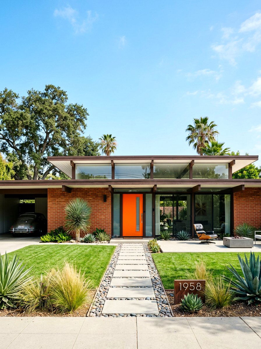 Mid Century Modern - 30 home exterior ideas