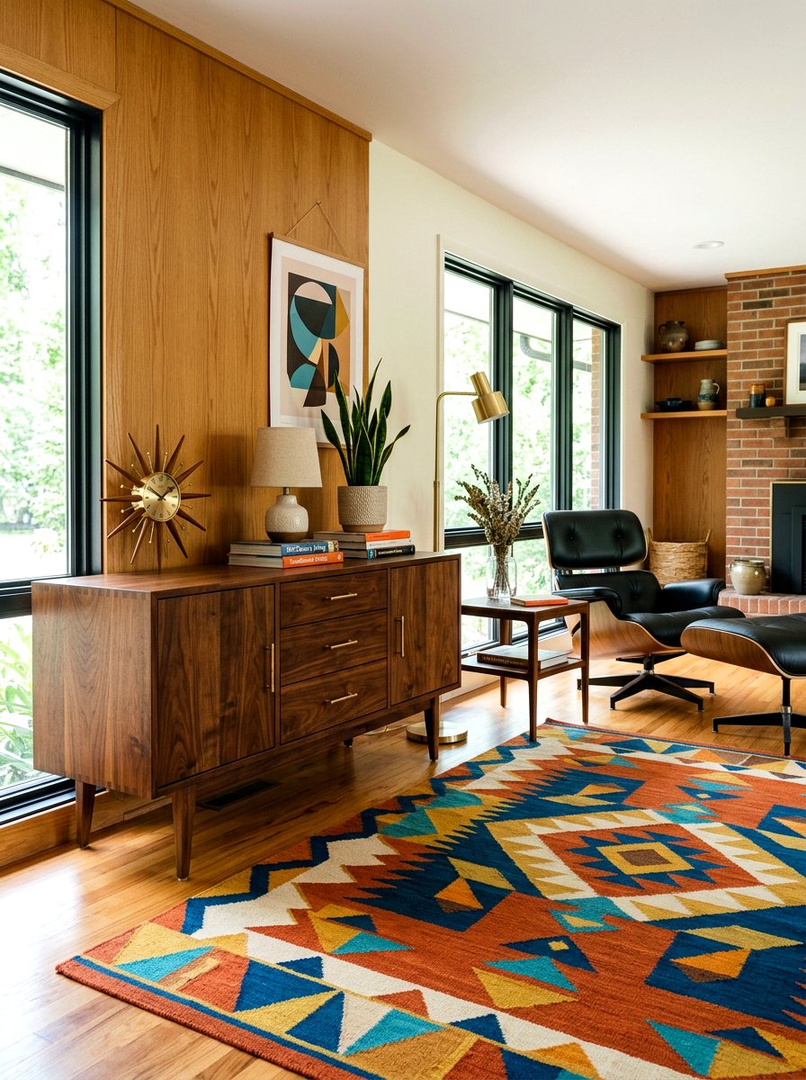 Mid Century Modern - 30 styled corner for photos ideas