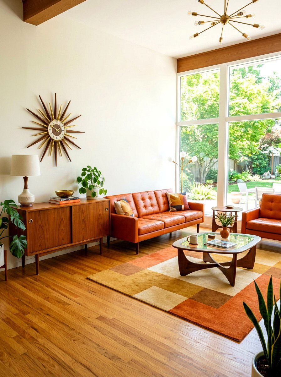 Mid Century Modern - 30 trend forward living room ideas