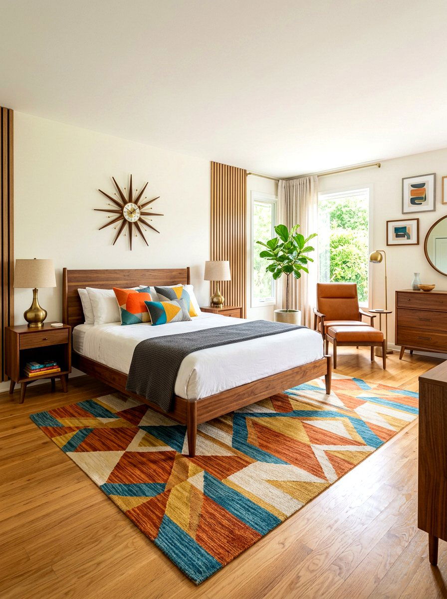 Mid Century Modern Bedroom - 30 bedroom makeover ideas