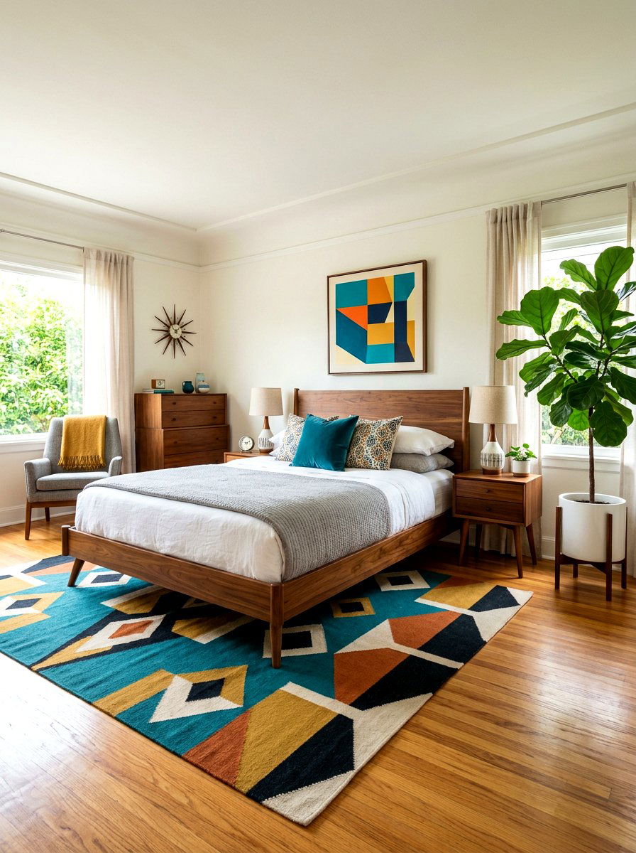 Mid Century Modern Bedroom - 30 modern bedroom ideas