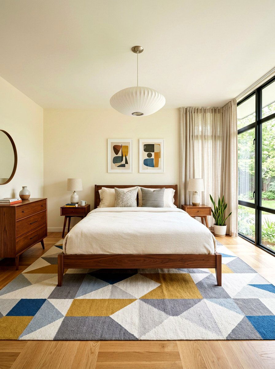 Mid Century Modern Bedroom - 30 retro home decor ideas