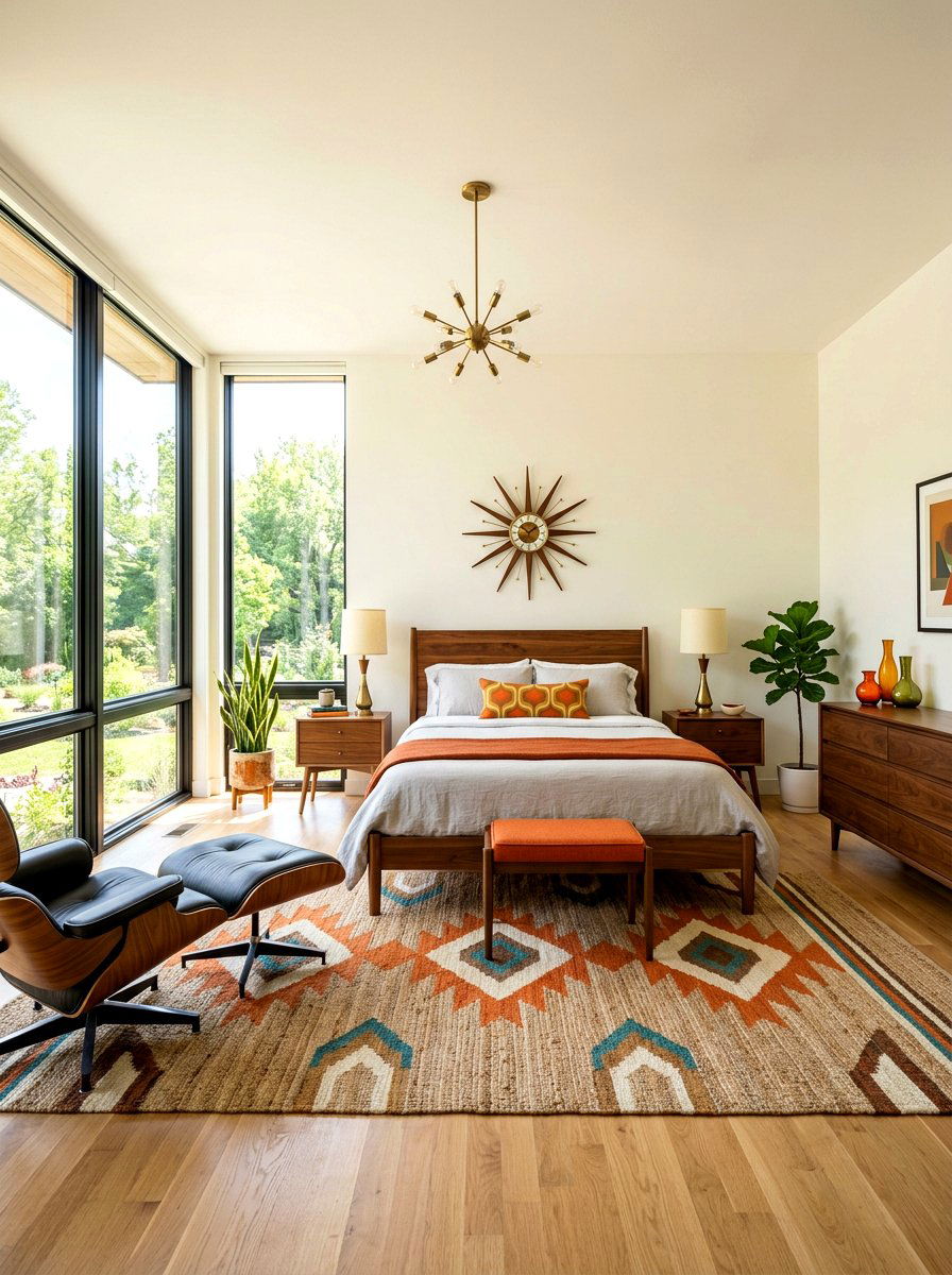 Mid Century Modern Bedroom - 30 serene bedroom ideas