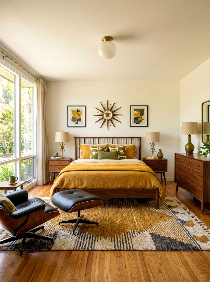Mid Century Modern Bedroom - 30 sophisticated bedroom decor ideas