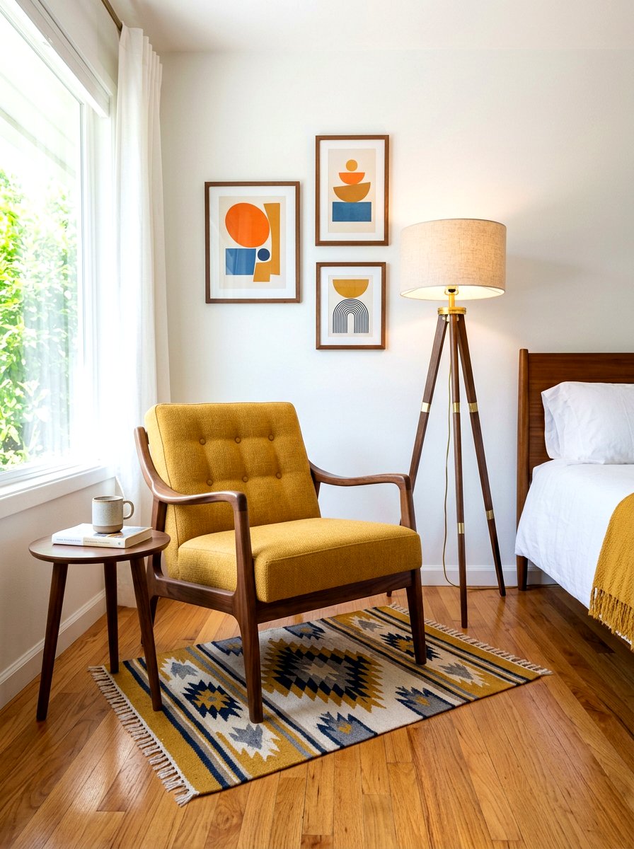 Mid Century Modern Bedroom Chair - 30 bedroom dressing lounge ideas