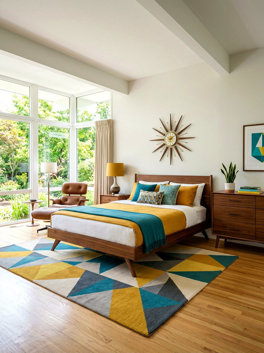 Mid Century Modern Bedroom - 30 aesthetic bedroom ideas